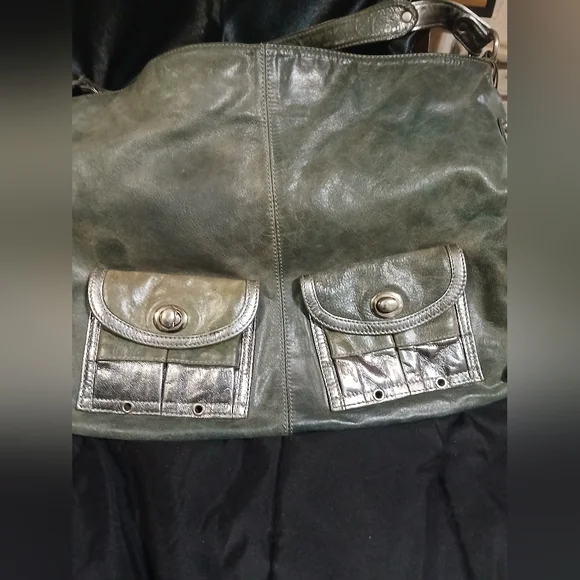 Green Leather LadiesBag